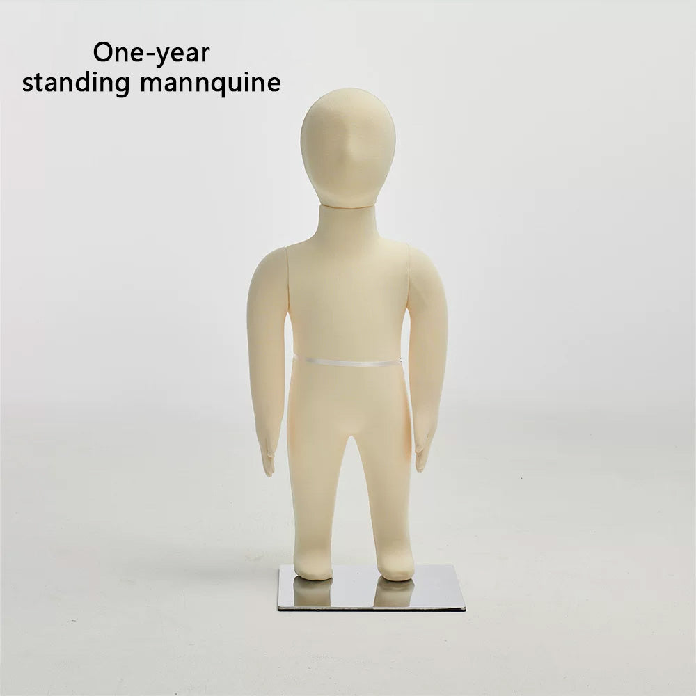 Child dress form - Full Body Soft Bendable Baby Mannequin for Kids’ Clothing Displays | JELIMATE