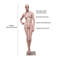 JELIMATE Full Body Male Female Mannequin with Face for Clothing Store Window Display