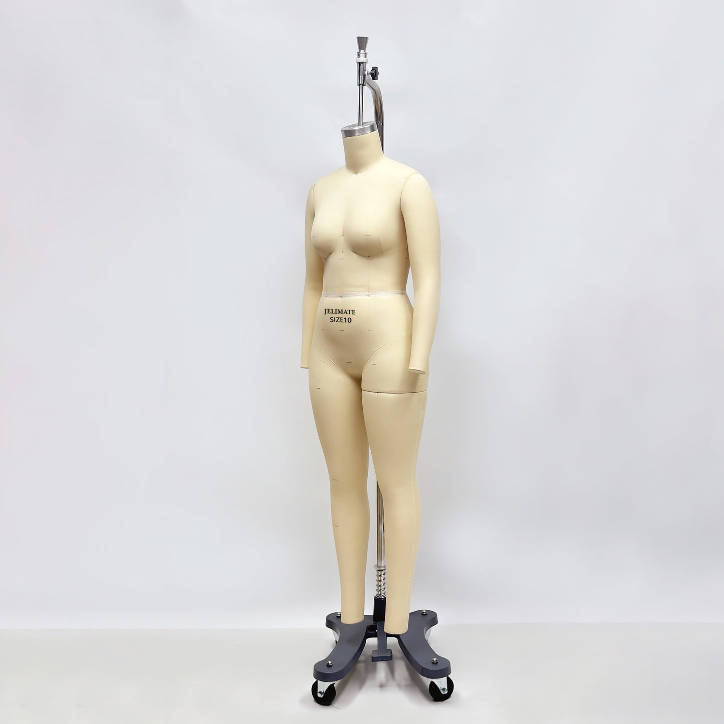 Plus Size Dress Form with Collapsible Shoulders - Professional Female Full Body Draping Mannequin