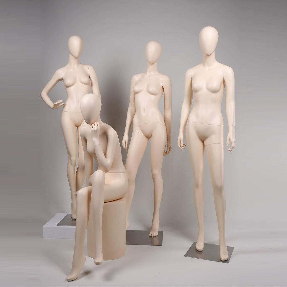 Jelimate Luxury Female Full Body Mannequin,Women Full Body Dress Form Mannequin,Female Full Body Display Mannequin,Bridal Store Wedding Dress Mannequin,Clothing Store Clothing Display Model JMFF07
