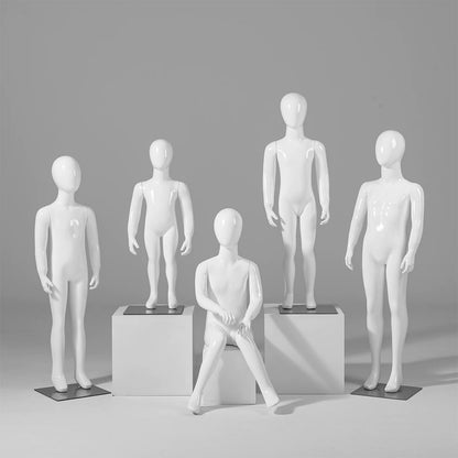 JELIMATE Child Mannequin Full Body & Half Body for Kids Clothing Store Display