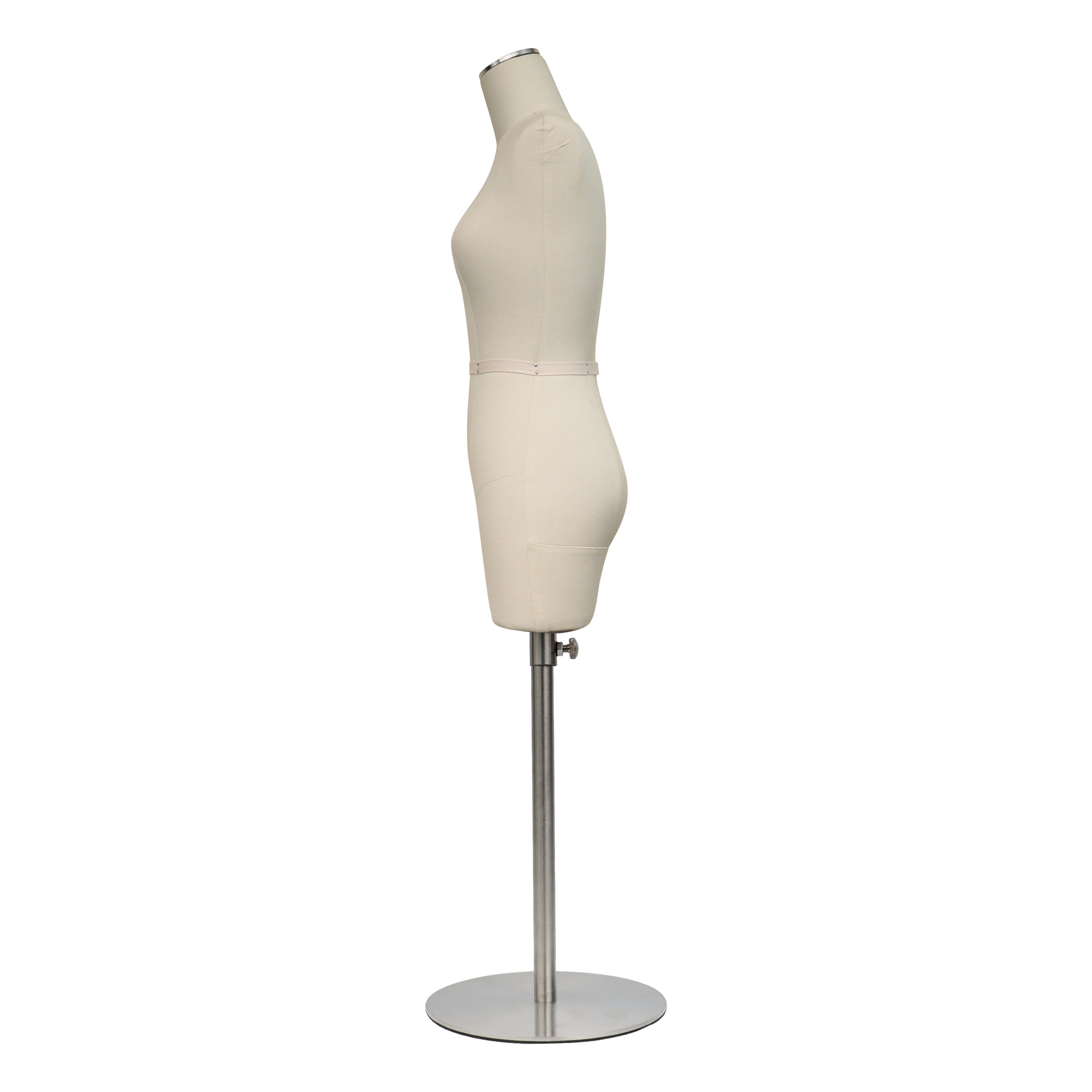 Half Scale Dress Form for Sewing - Professional Sewing Mannequin with Soft Arms (Size 12)