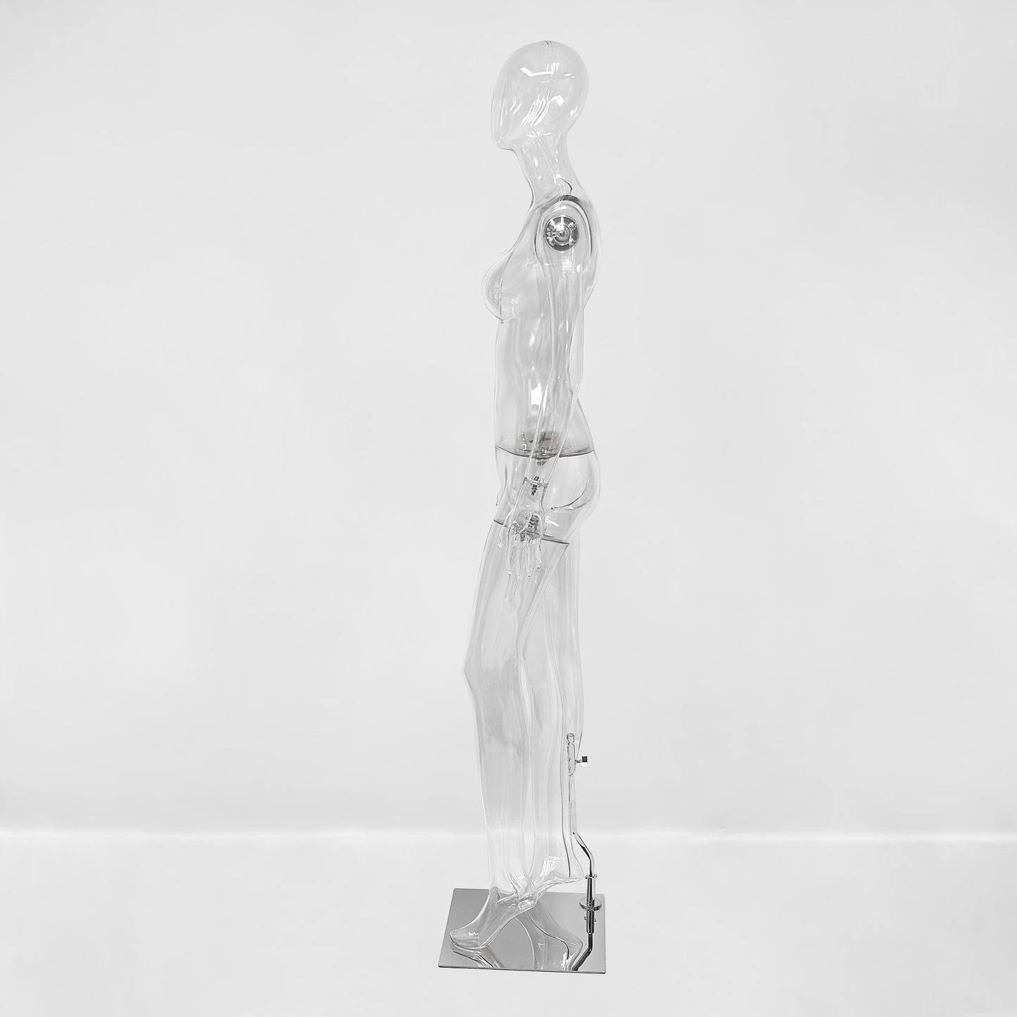 Transparent PE Female Mannequin Full Body Display Form - Clothing Retail Boutique