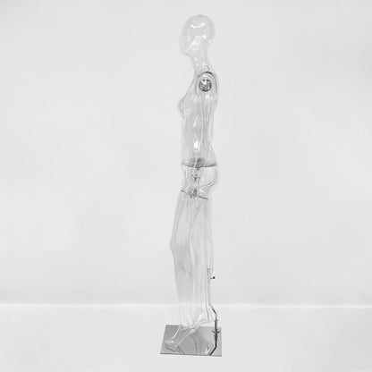 Transparent PE Female Mannequin Full Body Display Form - Clothing Retail Boutique