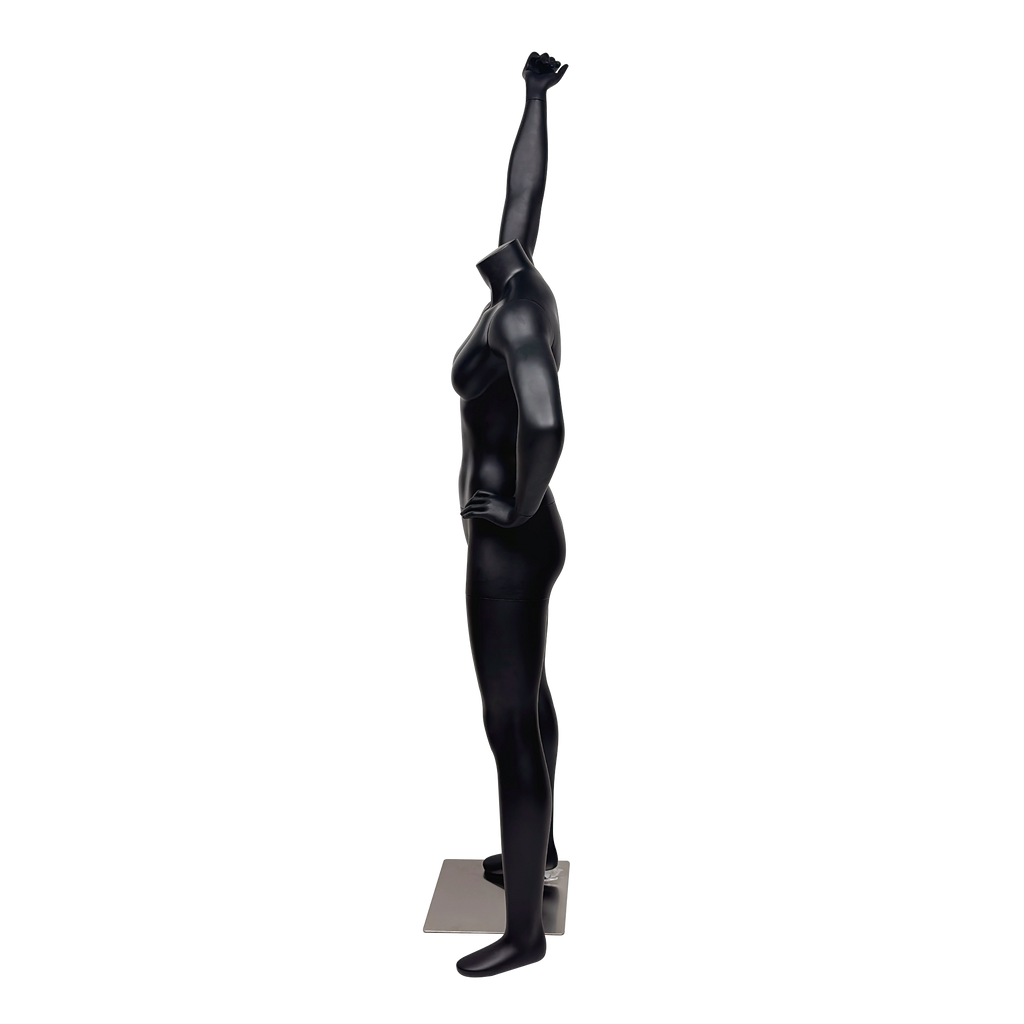 JELIMATE Female Athletic Dumbbell Mannequin - Headless Sports Display for Gym & Boutique