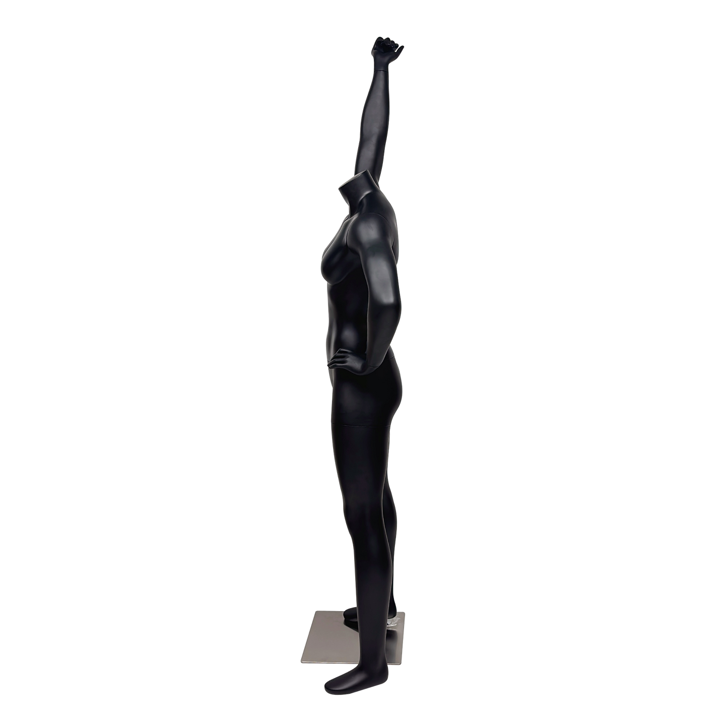 JELIMATE Female Athletic Dumbbell Mannequin - Headless Sports Display for Gym & Boutique