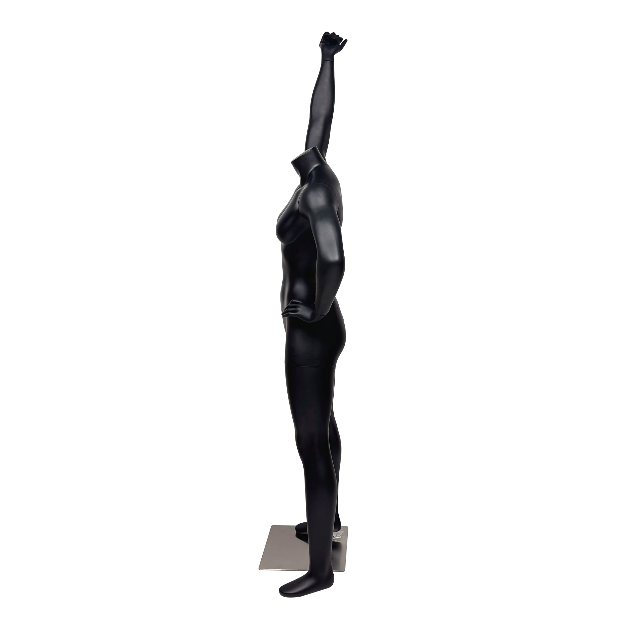 JELIMATE Female Athletic Dumbbell Mannequin - Headless Sports Display for Gym & Boutique