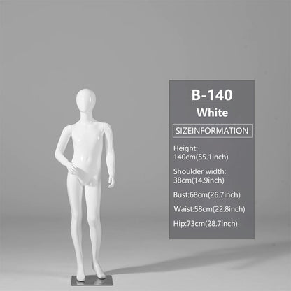 JELIMATE Child Mannequin Full Body & Half Body for Kids Clothing Store Display