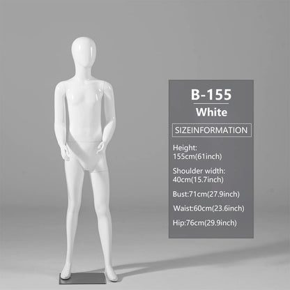 JELIMATE Child Mannequin Full Body & Half Body for Kids Clothing Store Display