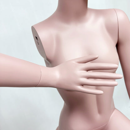 JELIMATE Full Body Male Female Mannequin with Face for Clothing Store Window Display