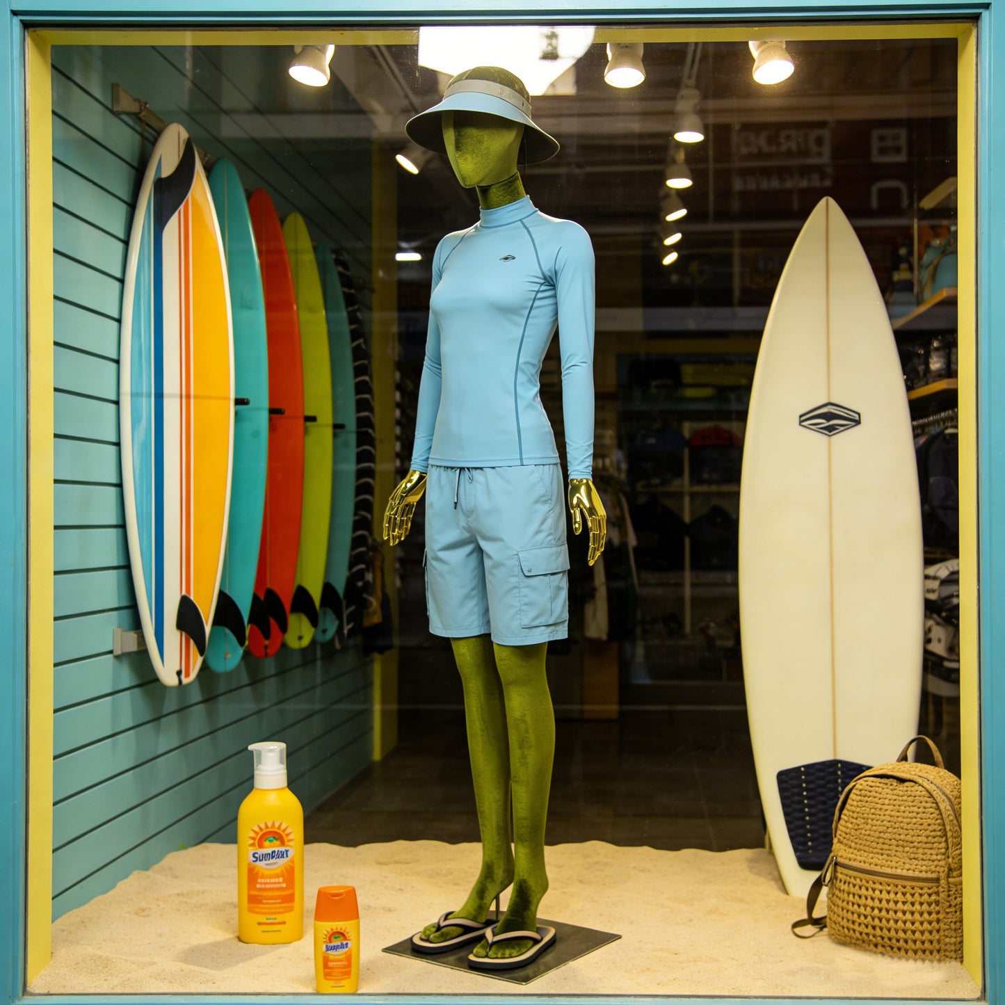 JELIMATE Velvet Female Mannequin Full Body with Gold Poseable Arms, Boutique Display