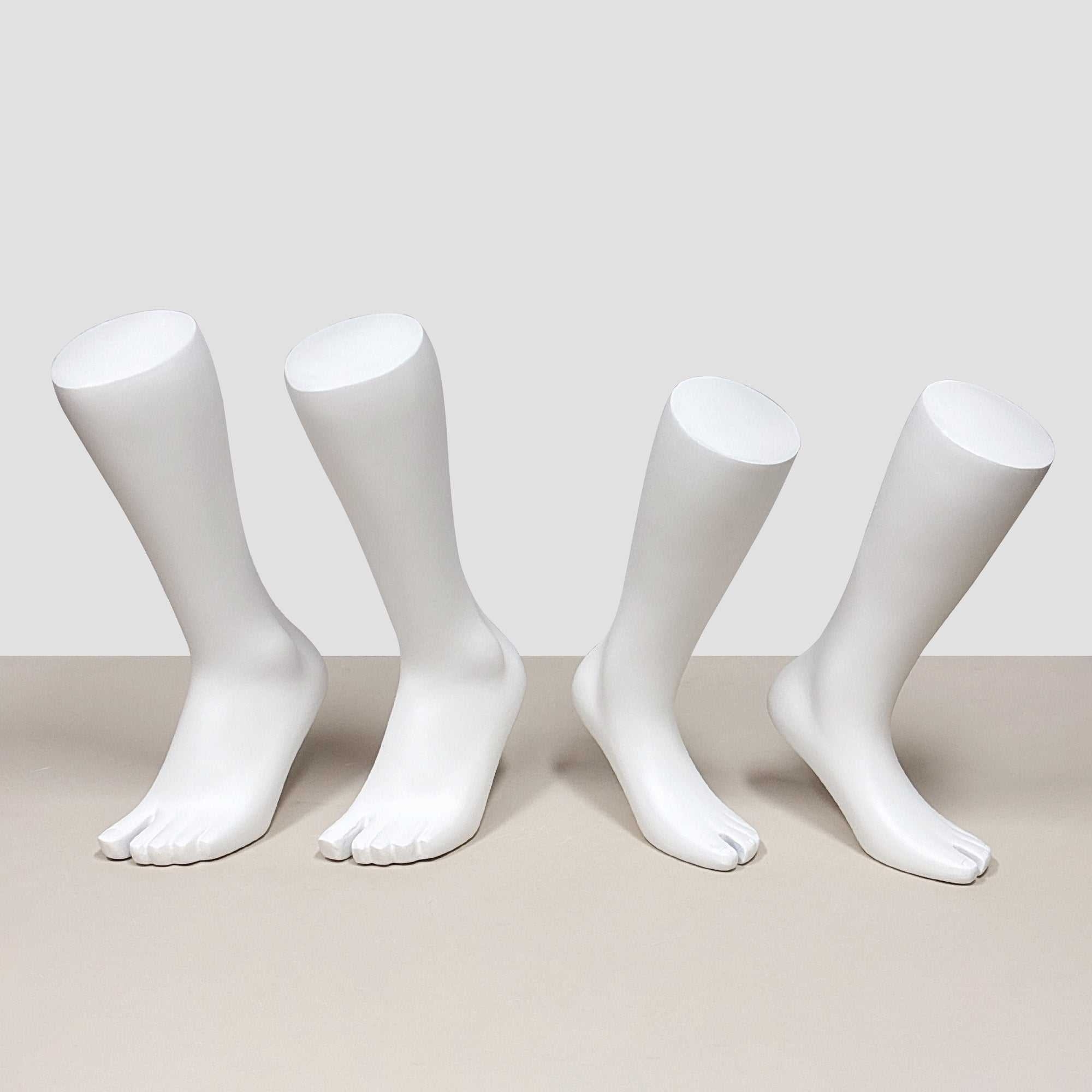 Mannequin Foot Display Props | Male Female Kids Fiberglass Foot Model for Sock & Shoe Store