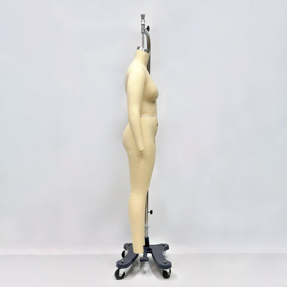Plus Size Dress Form with Collapsible Shoulders - Professional Female Full Body Draping Mannequin
