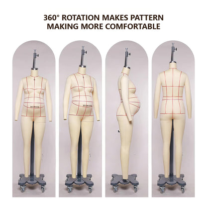 7-9 Months Pregnancy Maternity Dress Form | Optimized for SHEIN Size S Standard