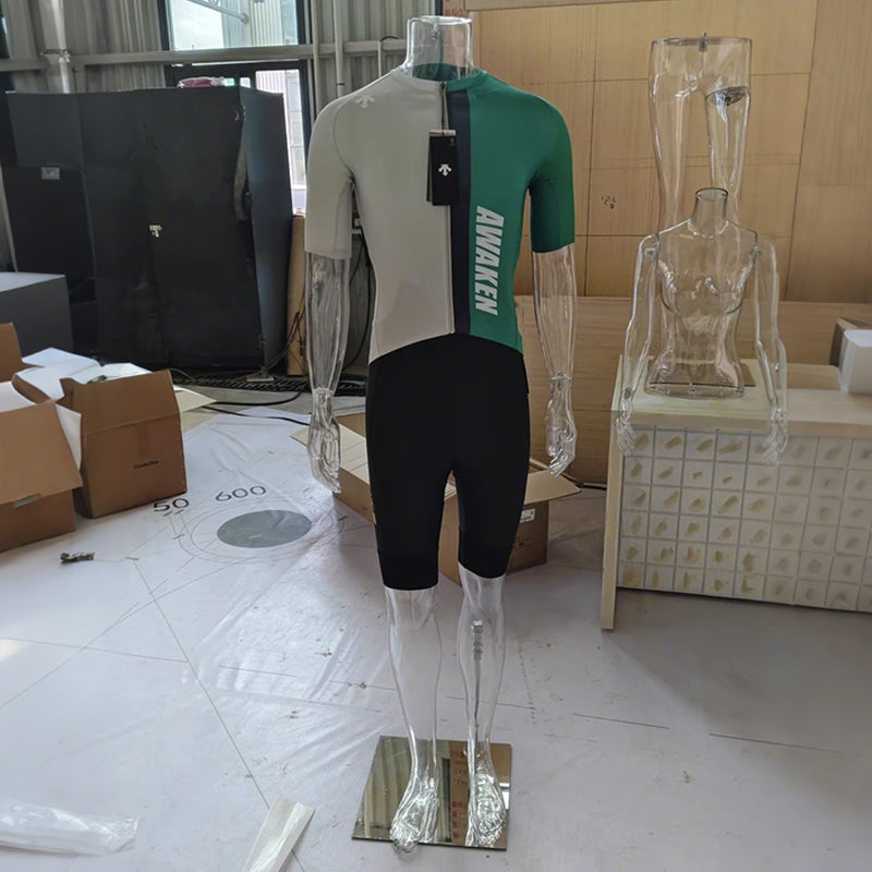 Transparent Hollow Mannequin Prop | Female & Male Half/Full Body Plastic Display for Swimwear, Underwear & Photography