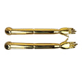 Jelimate Gold Chrome Hand Mannequin – Plug-In Arm with Moveable Finger Joints for Jewelry & Fashion Display