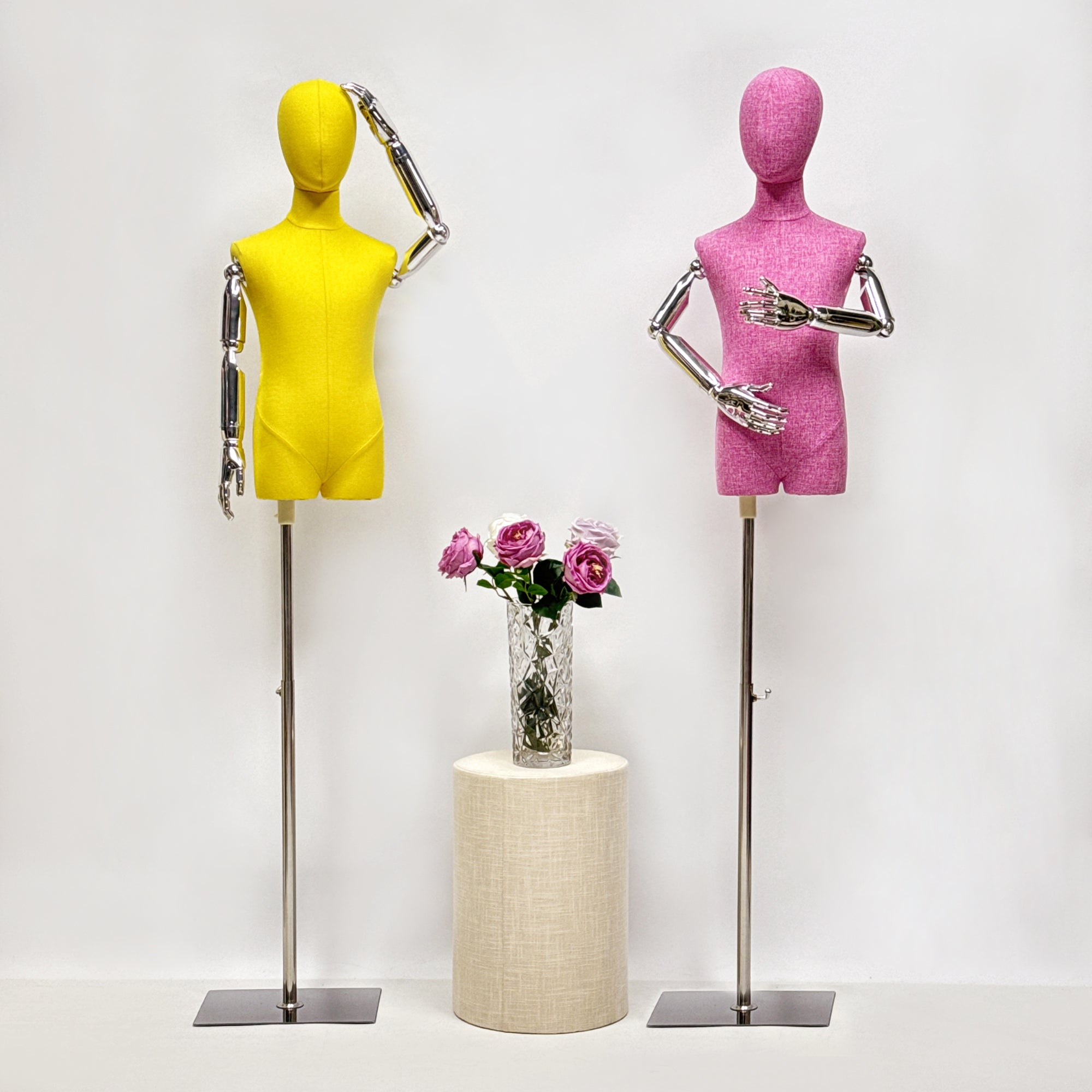 Newest Kids Mannequins Collection | Half Body Bamboo Linen Childrens Mannequin | 8 Years