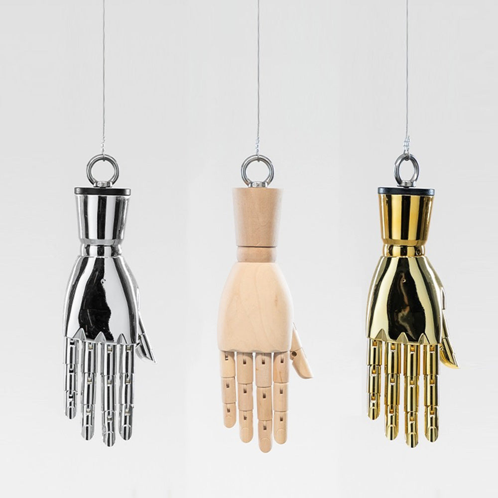 Jelimate gold plated mannequin hand display stand for luxury rings and watches