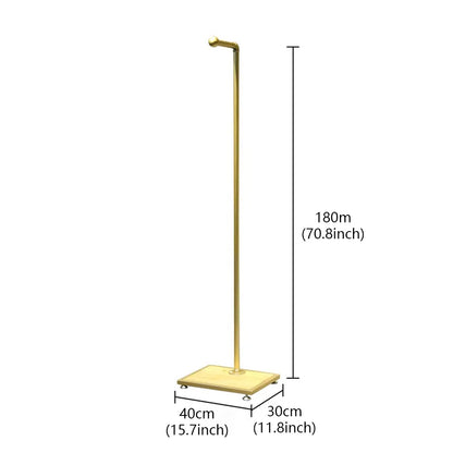 Jelimate Appendiabiti Appendiabiti in Metallo Nero Bianco Argento Oro Moda, Appendiabiti in Metallo da 180 cm, Scaffale per Negozio di Abbigliamento per Donna Bambino Uomo, Appendiabiti per Esposizione