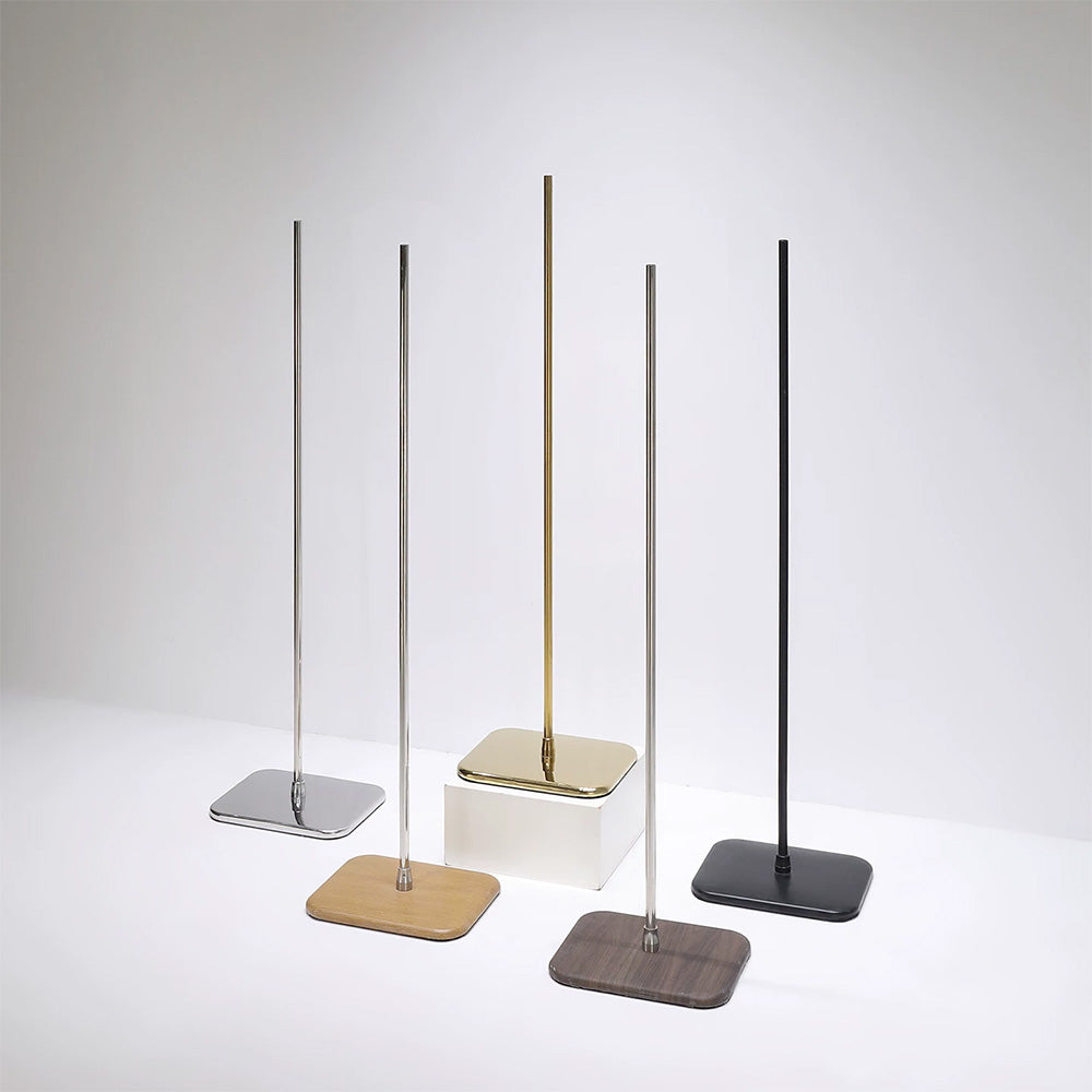 JELIMATE Half Body Mannequin Stand Base | Stainless Steel Retail Display Pole Stand