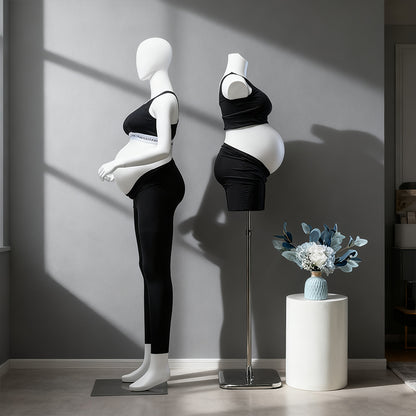 Maternity Wear Mannequin: Realistic Full-Body & Half-Body Display for Pregnant Women’s Fashion