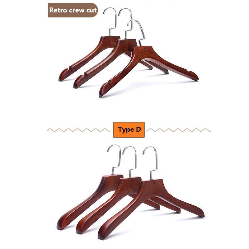 Premium Solid Wood Non-Slip Hangers: Elevate Your Closet Organization
