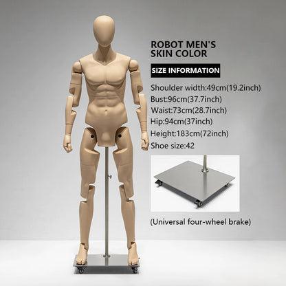 Flexible Model Male/Female/Kids - Posable stylish Full-Body Mannequin | JELIMATE