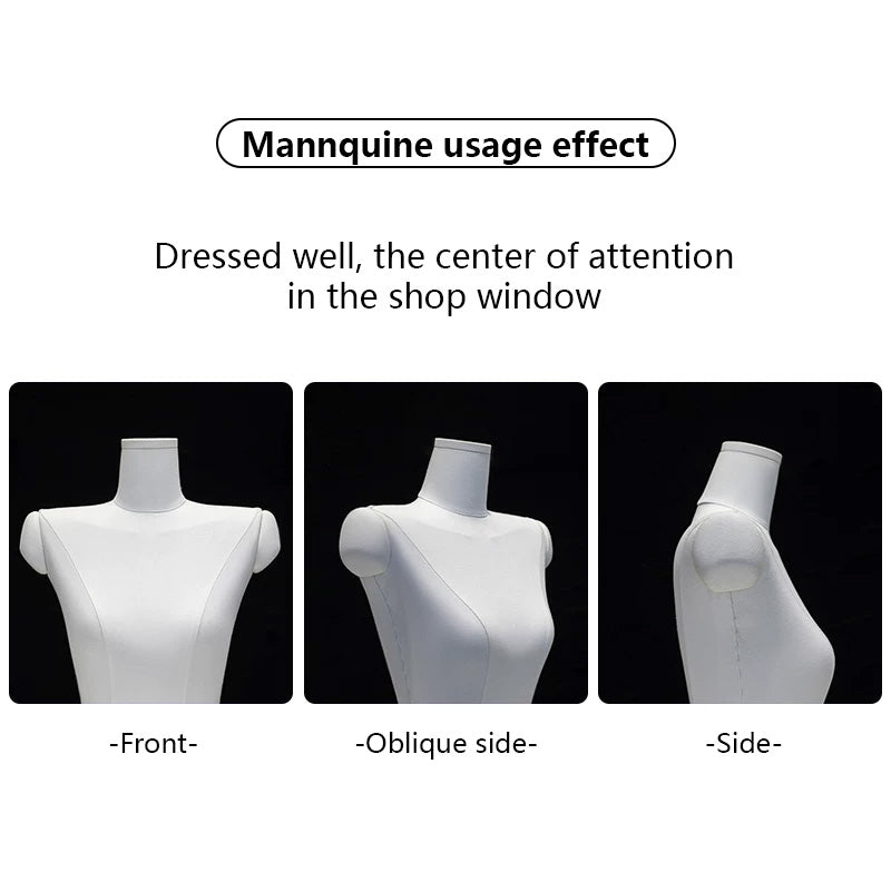 JELIMATE Mannequin Shoulder Caps for Female Dress Form – Retail Display & Photography