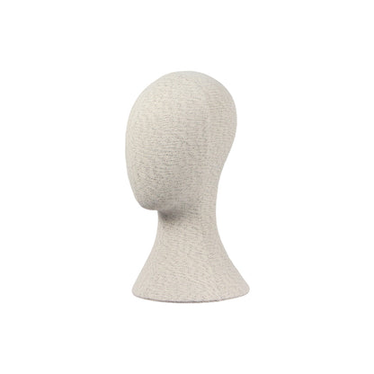 Linen Mannequin Head - Pinnable Display Stand for Hats Wigs Jewelry