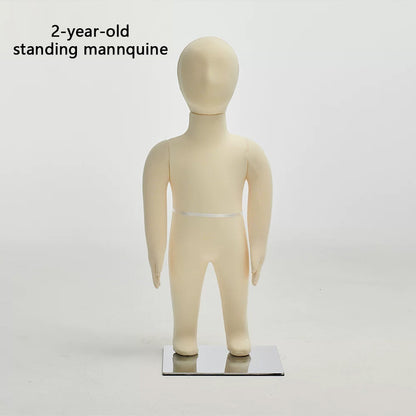 Child dress form - Full Body Soft Bendable Baby Mannequin for Kids’ Clothing Displays | JELIMATE