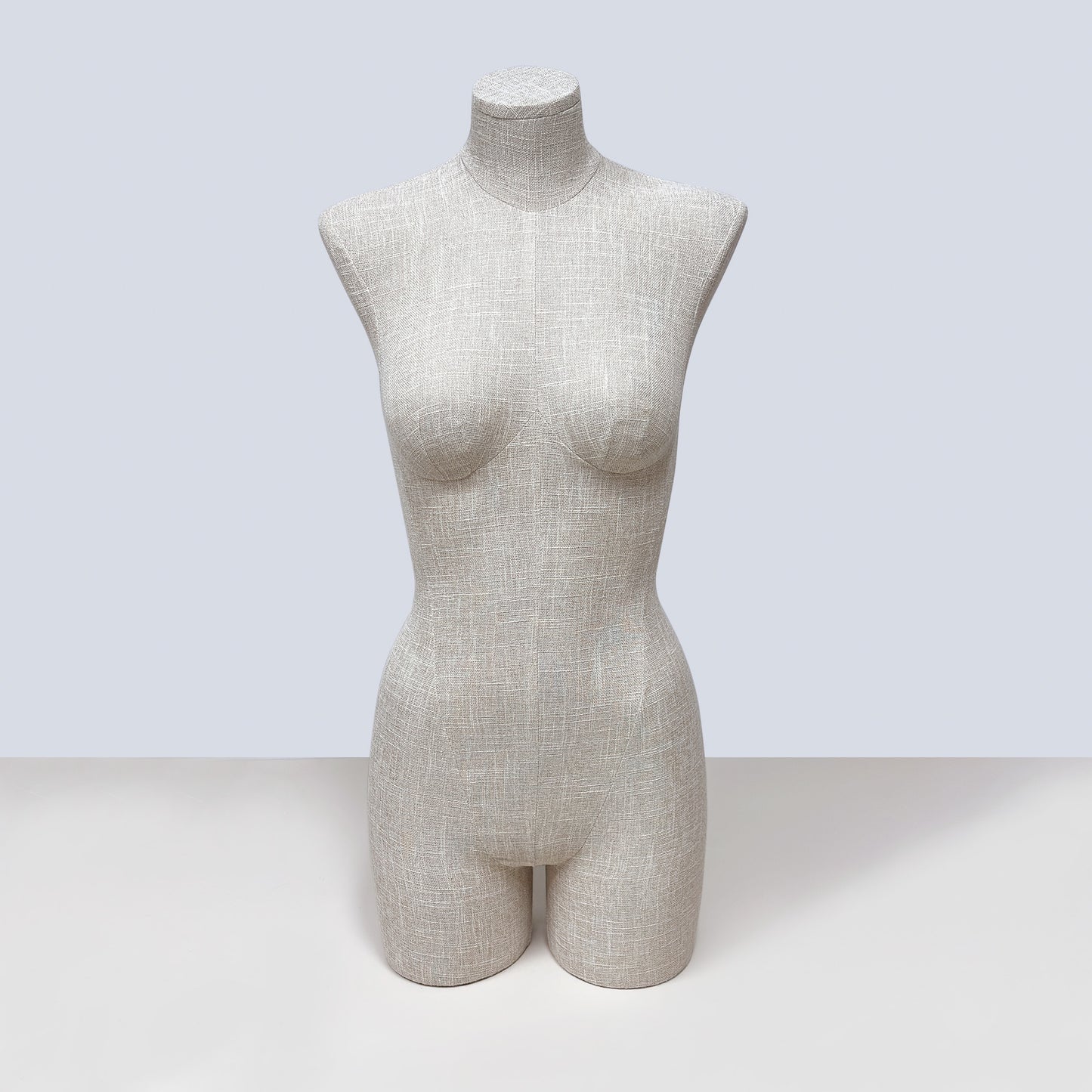 JELIMATE Half Body Mannequin Torso, Linen Dress Form for Lingerie Underwear Display