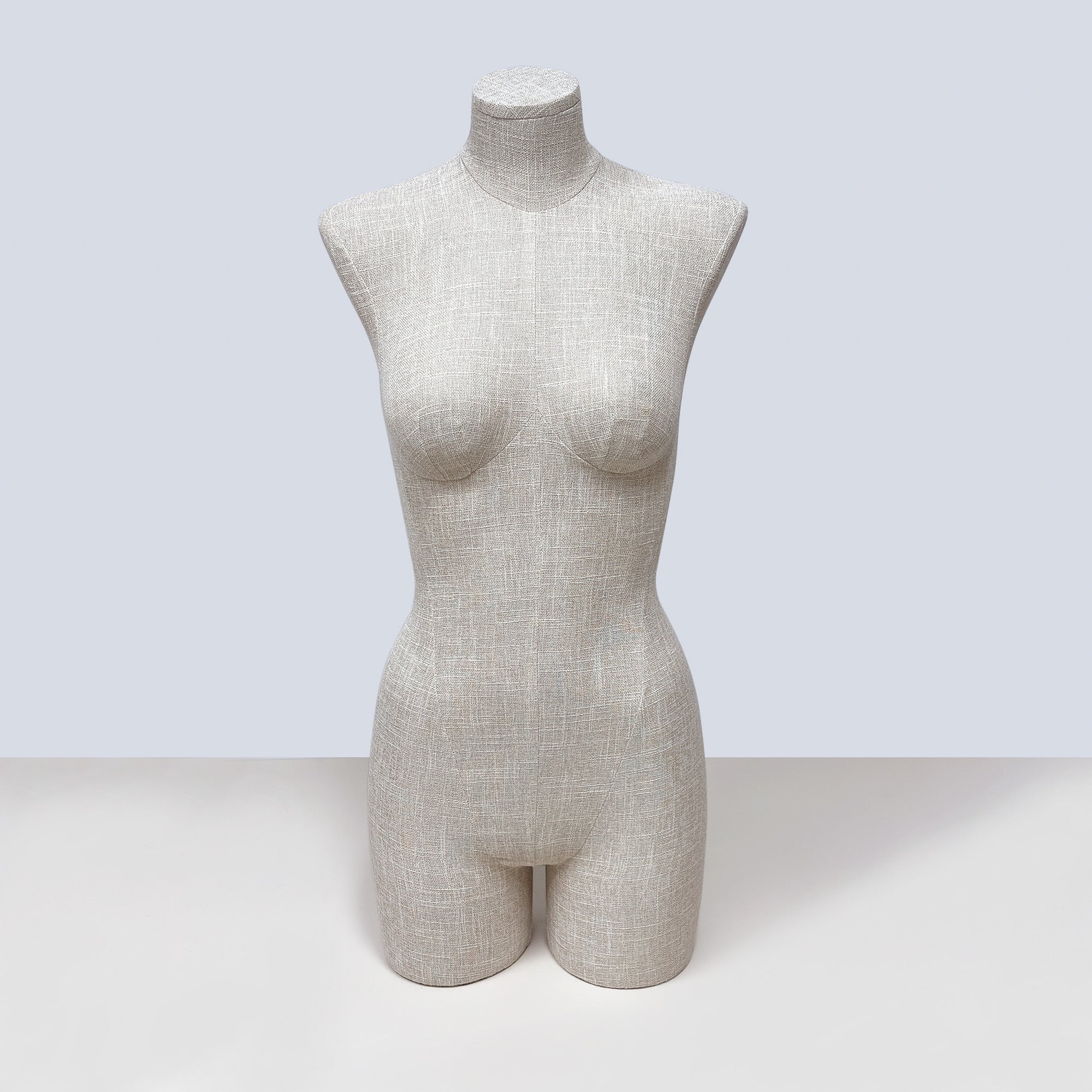 JELIMATE Half Body Mannequin Torso, Linen Dress Form for Lingerie Underwear Display