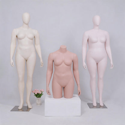 JELIMATE Plus Size Female Mannequin | Full Body & Half Body | Clothing Lingerie Swimwear