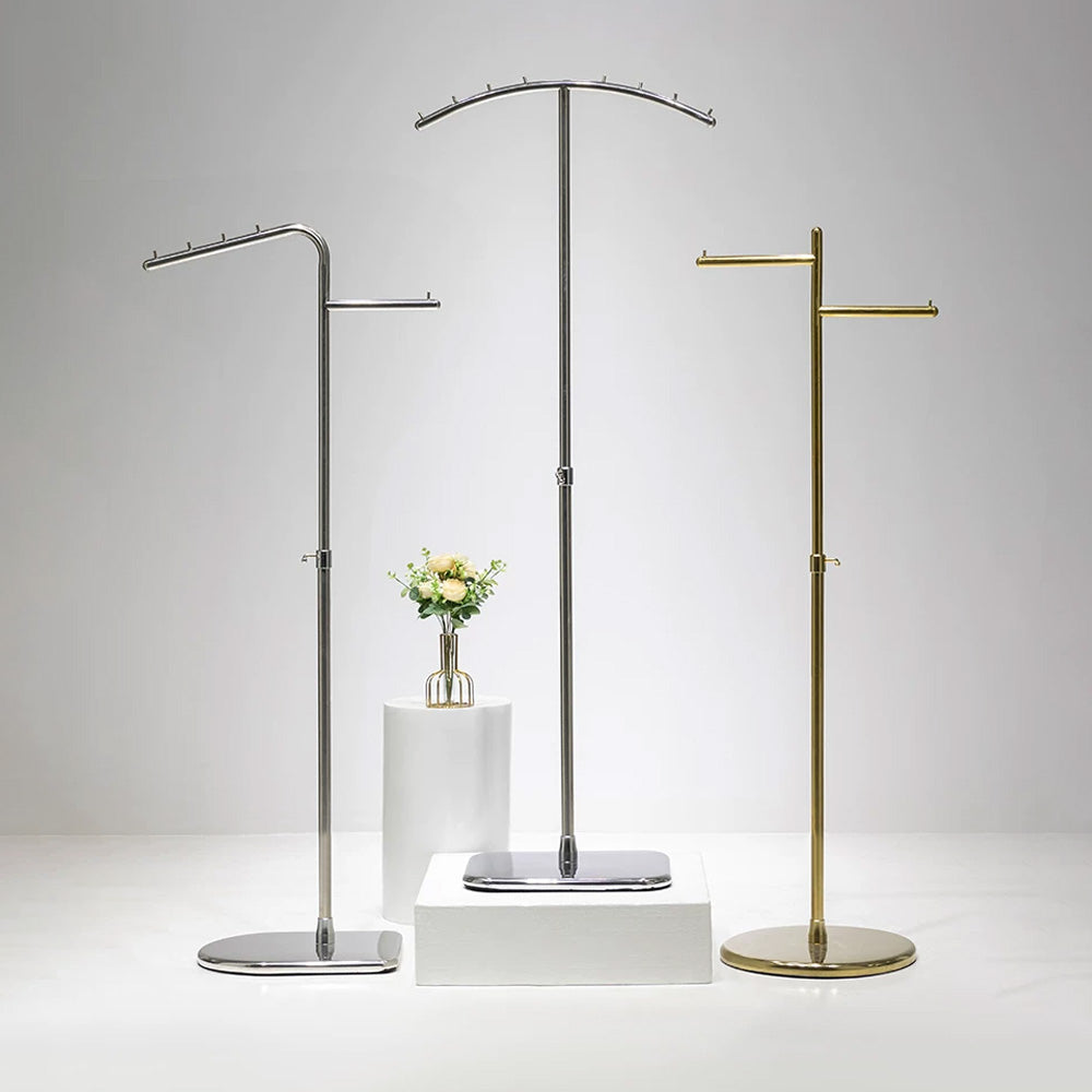 JELIMATE Adjustable Clothing Rack 43.3-70.8" | Stainless Steel Garment Stand for Boutique