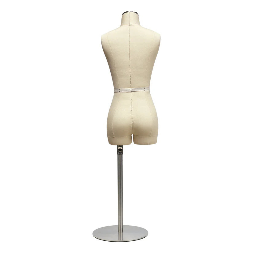 JELIMATE Half Scale Dress Form - 1:2 Miniature Mannequin (Size 6) for Fashion Designers & Schools