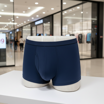 JELIMATE Male Underwear Display Mannequin Bottom – Fiberglass Butt Form with Linen Cover
