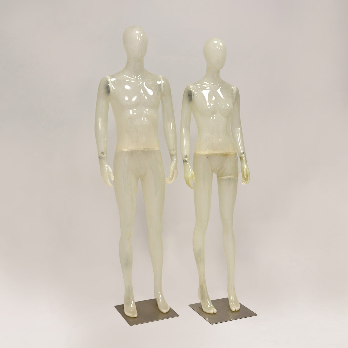 Premium Translucent Frosted Mannequin | Full Body Display for Luxury Boutiques