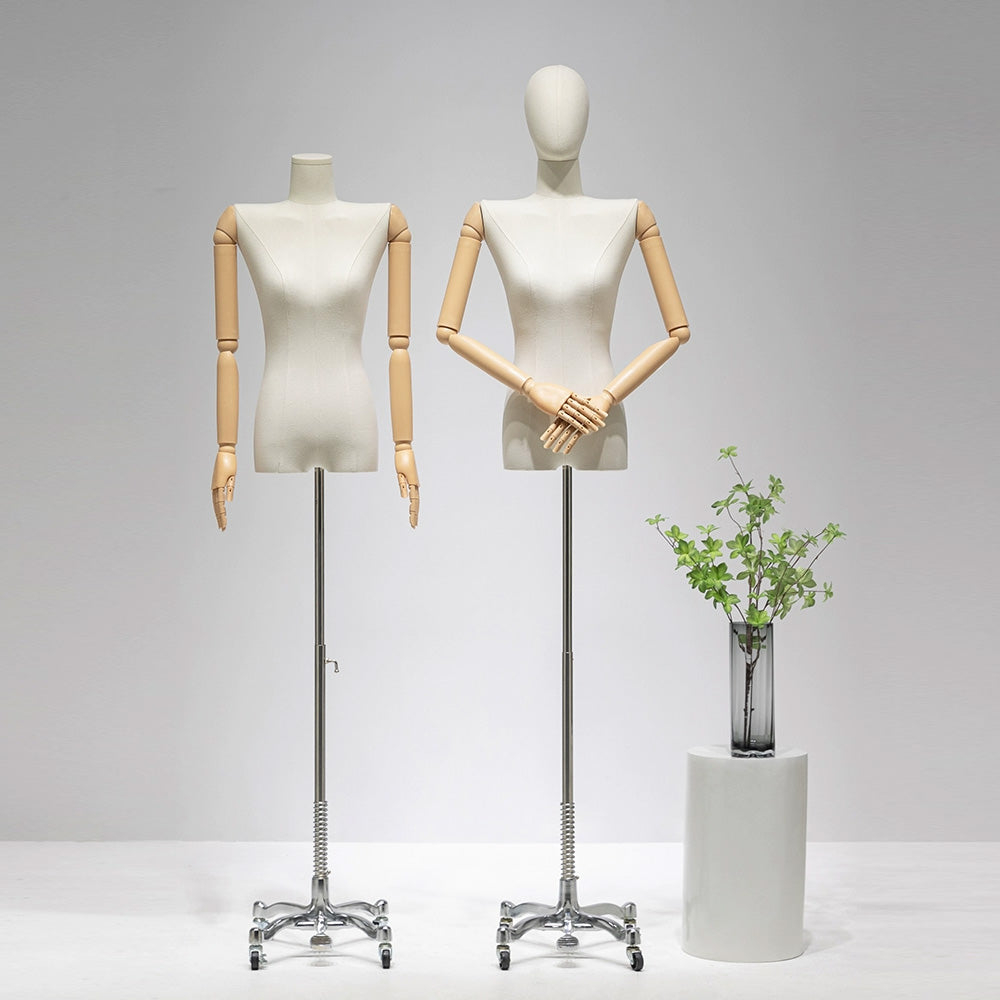 JELIMATE Premium Female Mannequin Torso – Professional Dress Form for Retail Photography