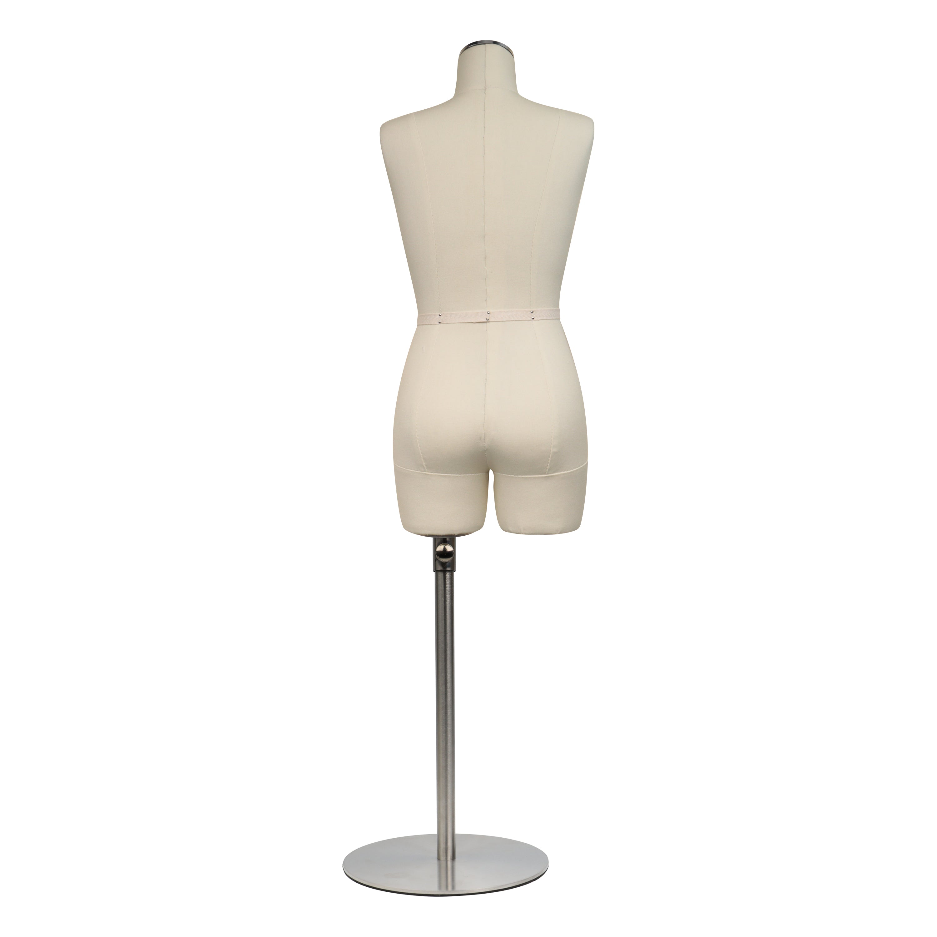 Half Scale Dress Form for Sewing - Professional Sewing Mannequin with Soft Arms (Size 12)
