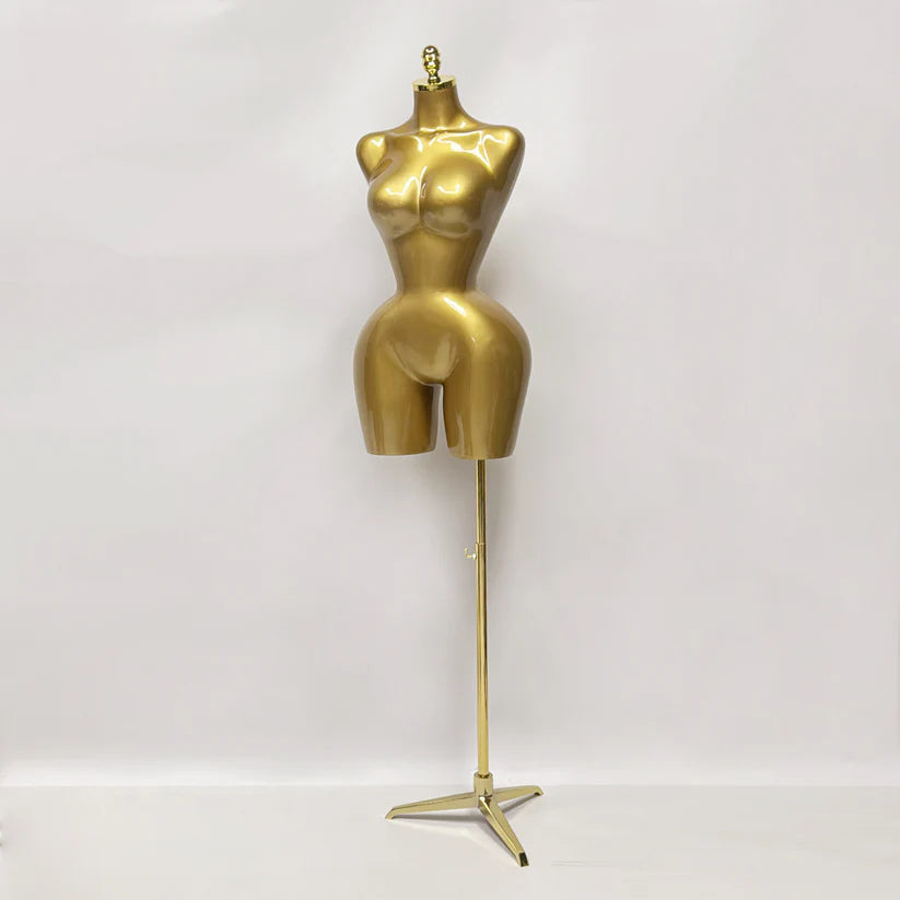 JELIMATE Female big butt mannequin Plus Size,Fully Pinnable Bbl Mannequin, Elegant S Shape Curvy Mannequin