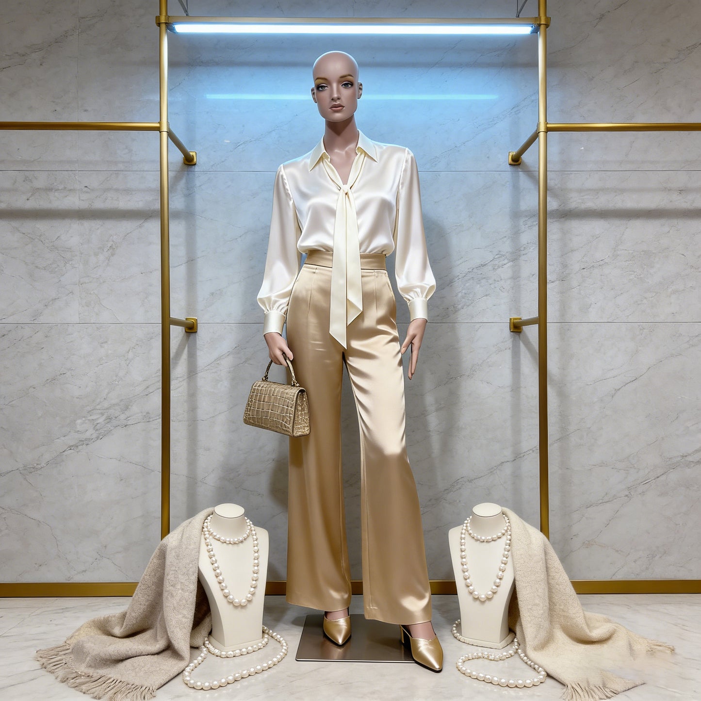 JELIMATE Full Body Male Female Mannequin with Face for Clothing Store Window Display