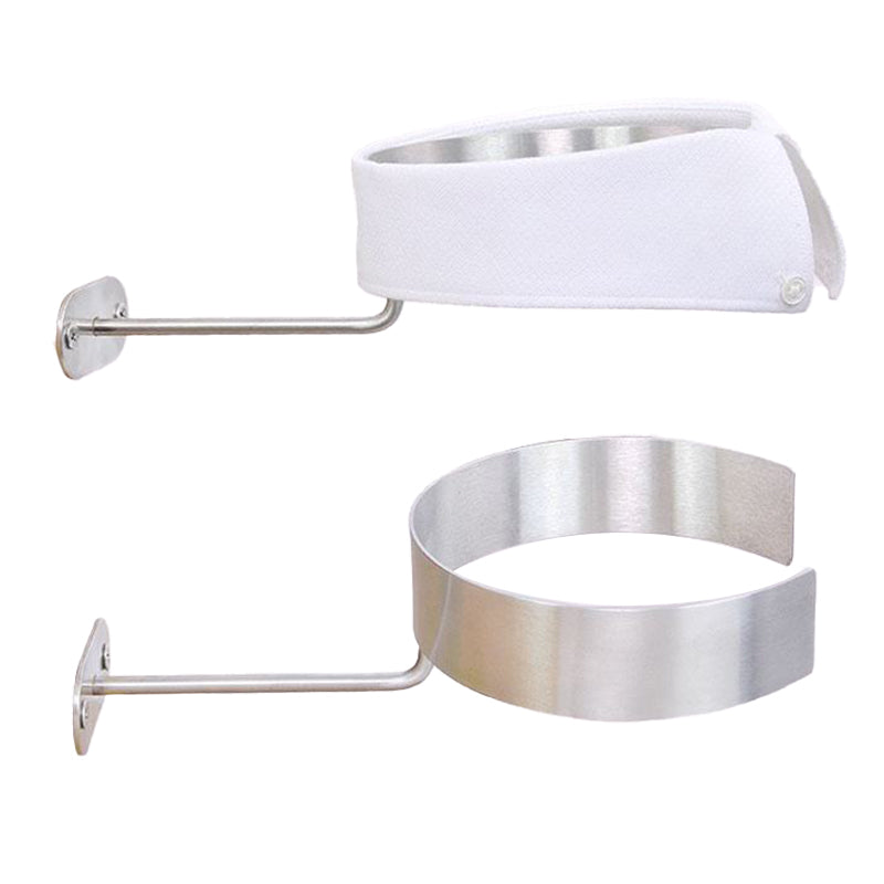 Stainless Steel Wall-Mounted Fashion Shirt Collar Display Stand - Gold/Silver/Rose Gold for Boutique Apparel & Shoes