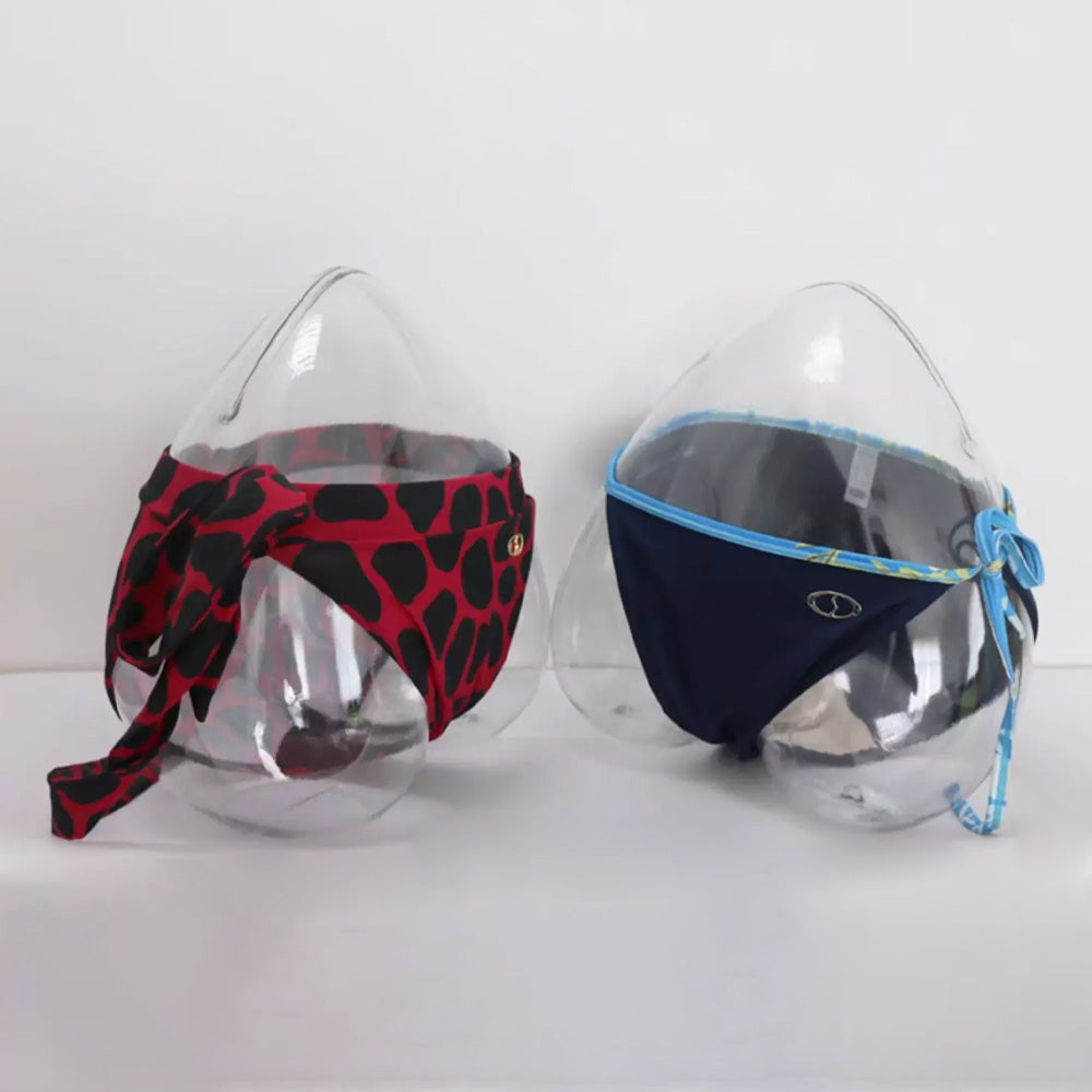 JELIMATE Transparent Hip Mannequin Male Female Underwear Bikini Swimwear Display