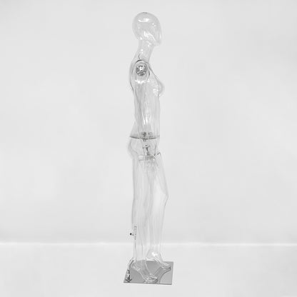 Transparent PE Female Mannequin Full Body Display Form - Clothing Retail Boutique