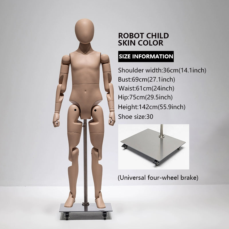 Flexible Model Male/Female/Kids - Posable stylish Full-Body Mannequin | JELIMATE