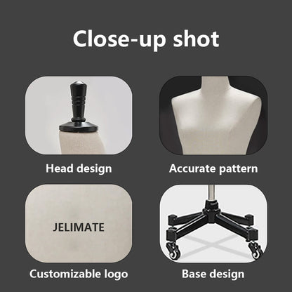 Professional Dress Form for Pattern Making - 3D Tailoring Mannequin (Multiple Sizes)