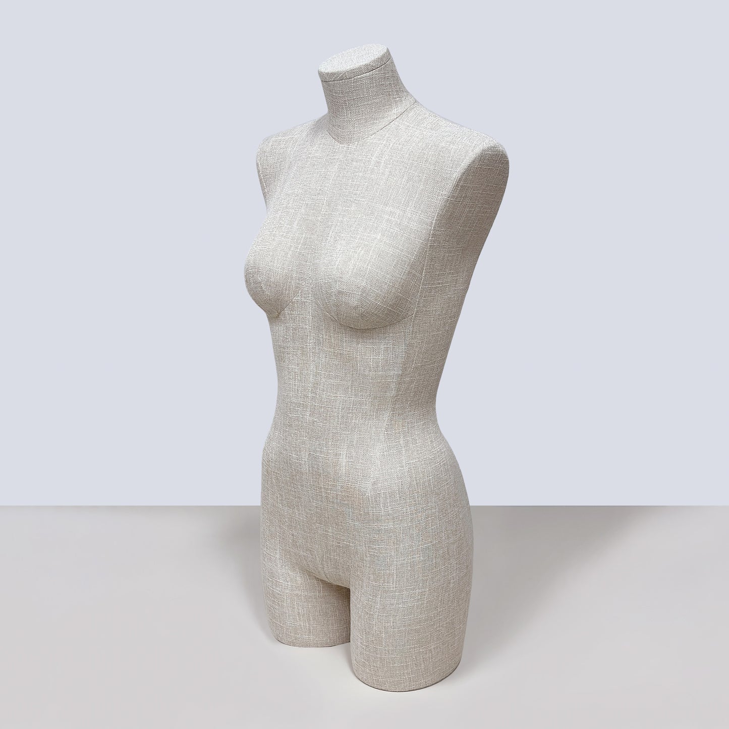 JELIMATE Half Body Mannequin Torso, Linen Dress Form for Lingerie Underwear Display