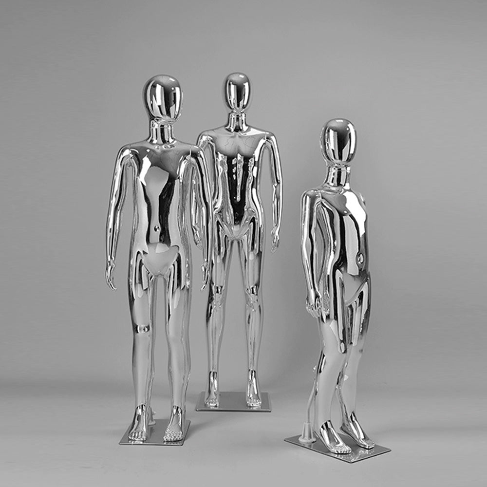 Jelimate JE-0207 Luxury Gold & Silver Electroplated Full Body Kid Mannequin