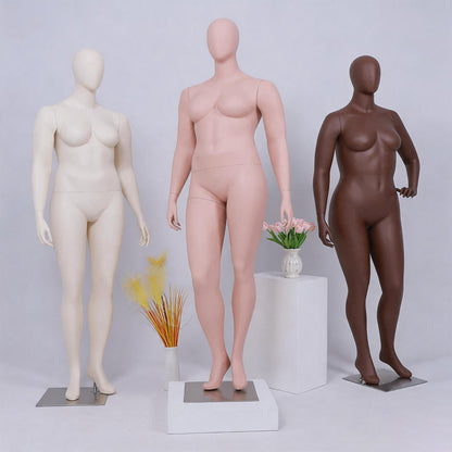 JELIMATE Plus Size Female Mannequin | Full Body & Half Body | Clothing Lingerie Swimwear