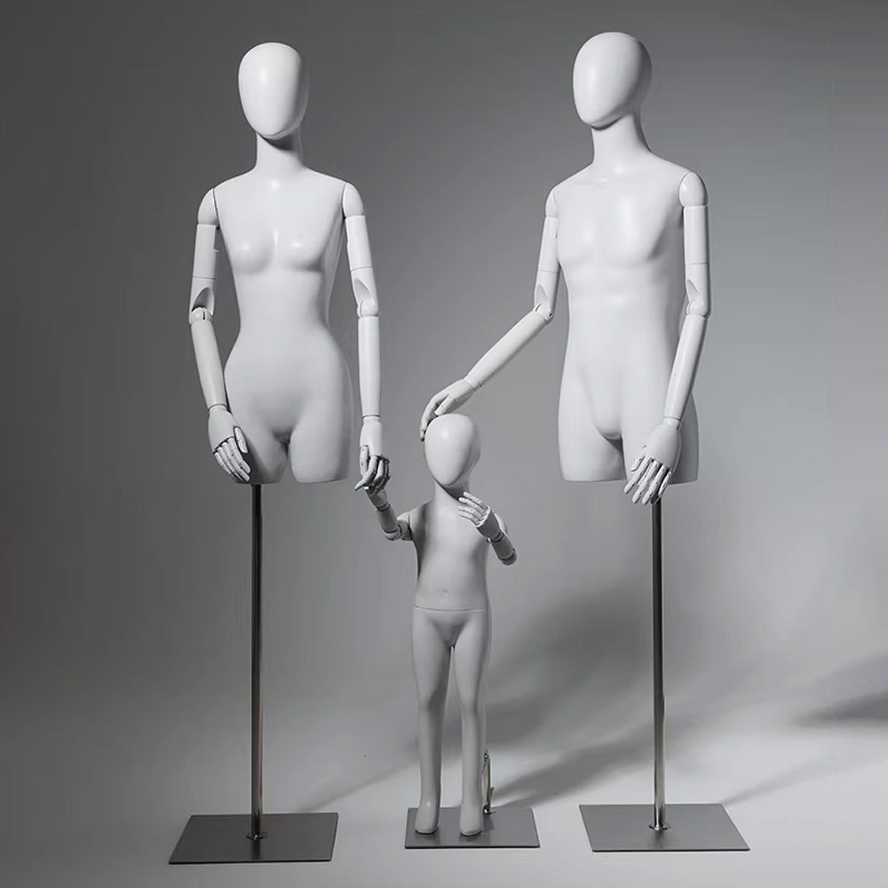 JELIMATE Articulated Full-Body Mannequin | Children & Adult Display Forms